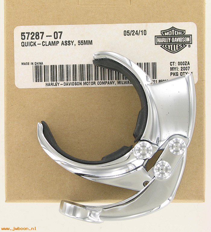   57287-07 (57287-07): Clamp - quick release windshield - 55mm - NOS - V-rod. XR1200