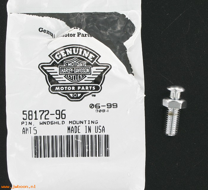   58172-96 (58172-96): Pin, windshield mounting - NOS - V-rod