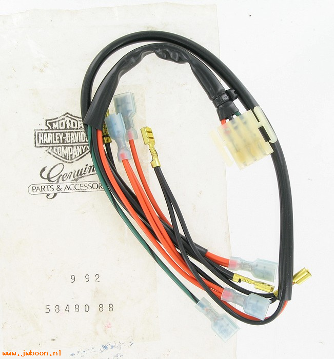   58480-88 (58480-88): Wiring harness - gauges - NOS - FLHTC, FLHTC-Ultra 88-94. Electra