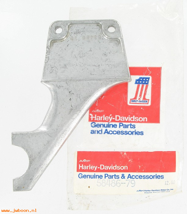   58486-79 (58486-79): Support bracket - right - NOS - FLT, Classic '80-'82. Tour Glide