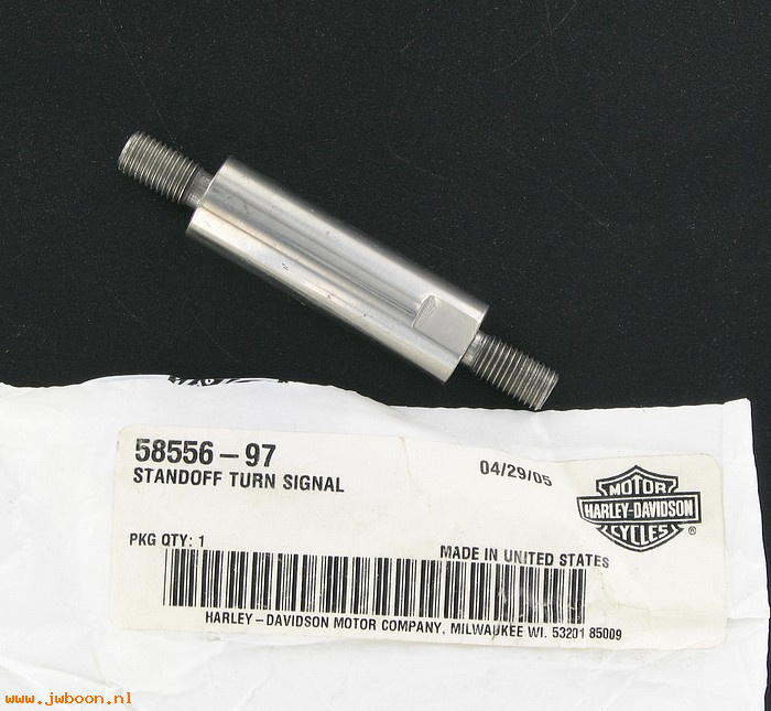   58556-97 (58556-97): Stand-off, turn signal - NOS - FXST,Softal, Dyna Wide Glide FXDWG