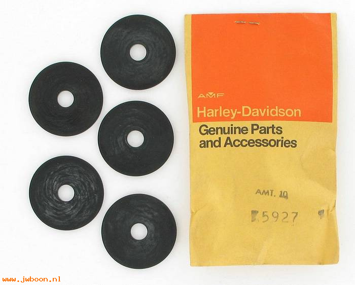       5927 (    5927): Spacer / rubber washer, 11/32"x 1 1/2"x 3/32 - NOS - Snowmobile