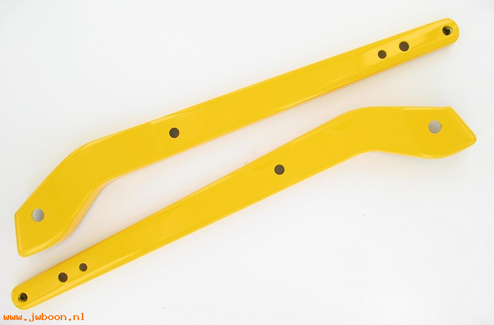   60047-00QB (60047-00QB): Fender support covers, left & right - chrome yellow - NOS - FXD