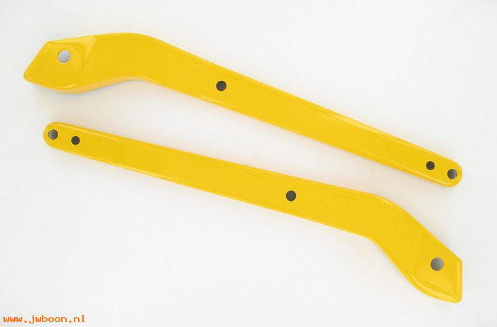   60054-00QB (60054-00QB): Fender support covers, left & right - chrome yellow - NOS - FXD