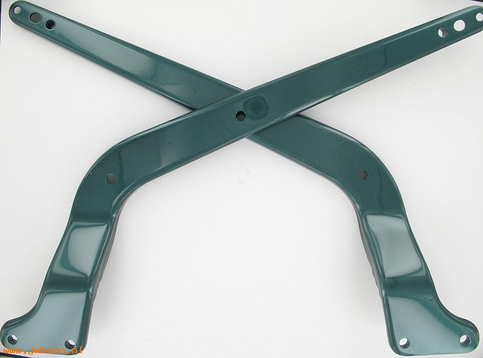   60070-00KB (60070-00KB): Fender supports, left & right - suede green pearl, NOS - Softail