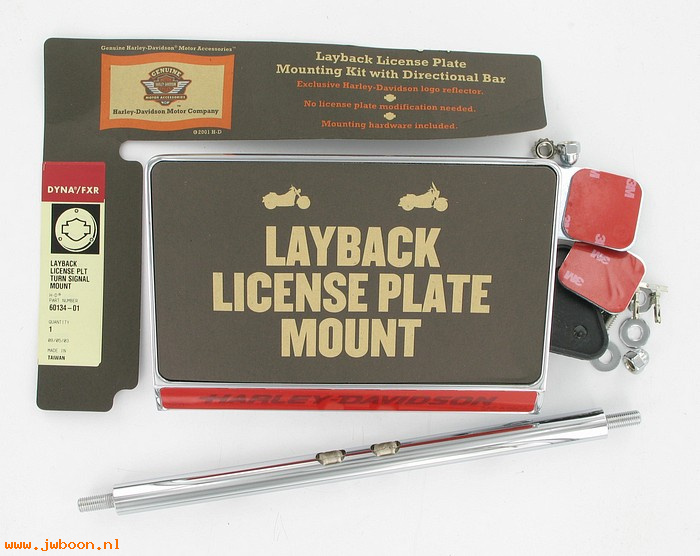   60134-01 (60134-01): Layback license plate&turn signal relocation kit, NOS - FXDX/T