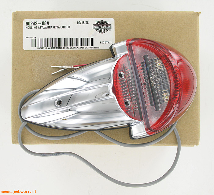   60242-08A (60242-08A): Taillight assembly - Canada/HDI - NOS - FXCW, Softail Rocker