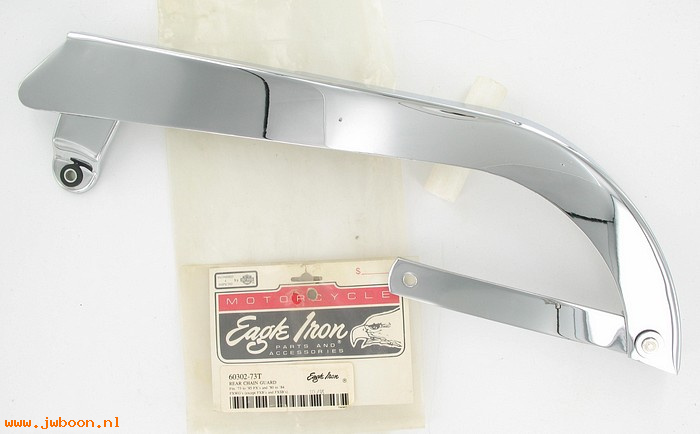   60302-73T (60302-73): Chainguard, rear    "Eagle Iron" - NOS - FX 73-85. FXWG 80-84.