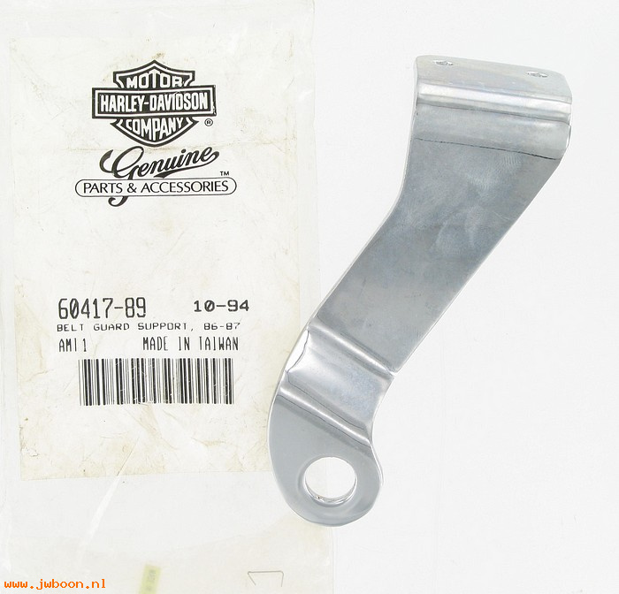   60417-89 (60417-89): Support, belt guard - early - NOS - Sportster, XL '86-'87
