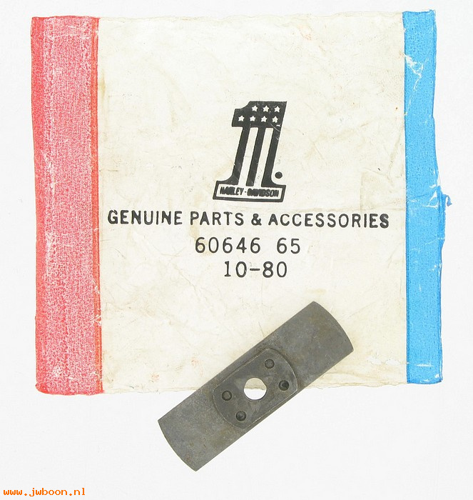   60646-65 (60646-65): Retainer, switch hole cover - NOS - FL '65-'78. FX '73-'78