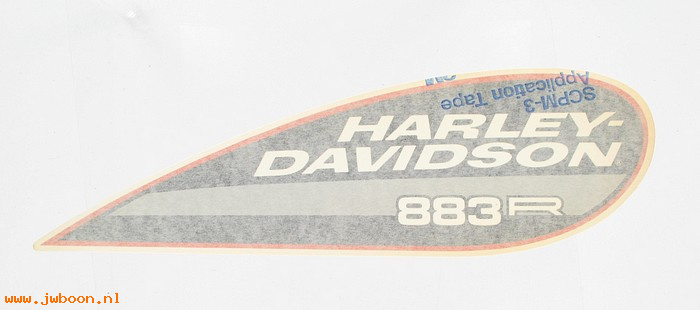   60984-93R (60984-93R): Decal, gas/petrol/fuel tank - right  "Harley-Davidson 883R" - NOS