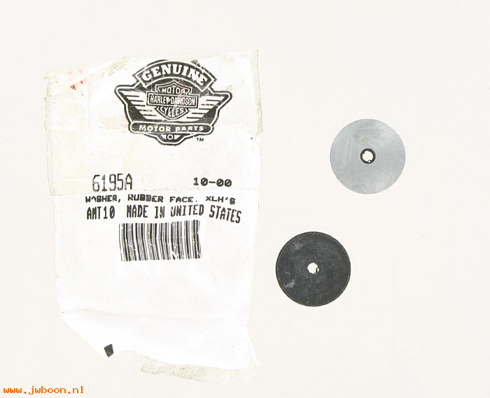       6195A (    6195A): Washer - rubber face - NOS - Sportster XLH