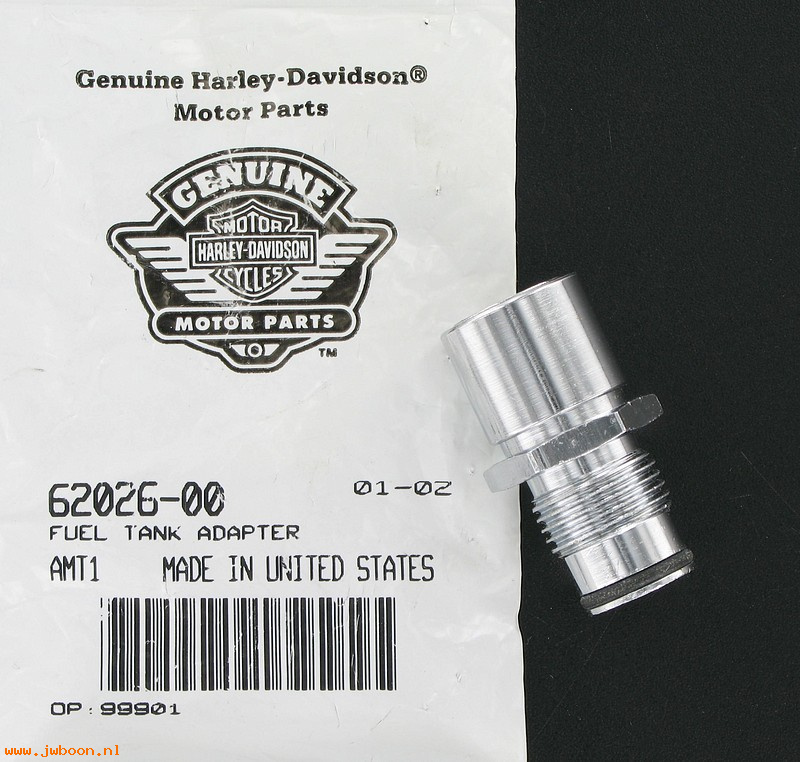   62026-00 (62026-00): Fuel tank adapter - NOS - Touring 1999