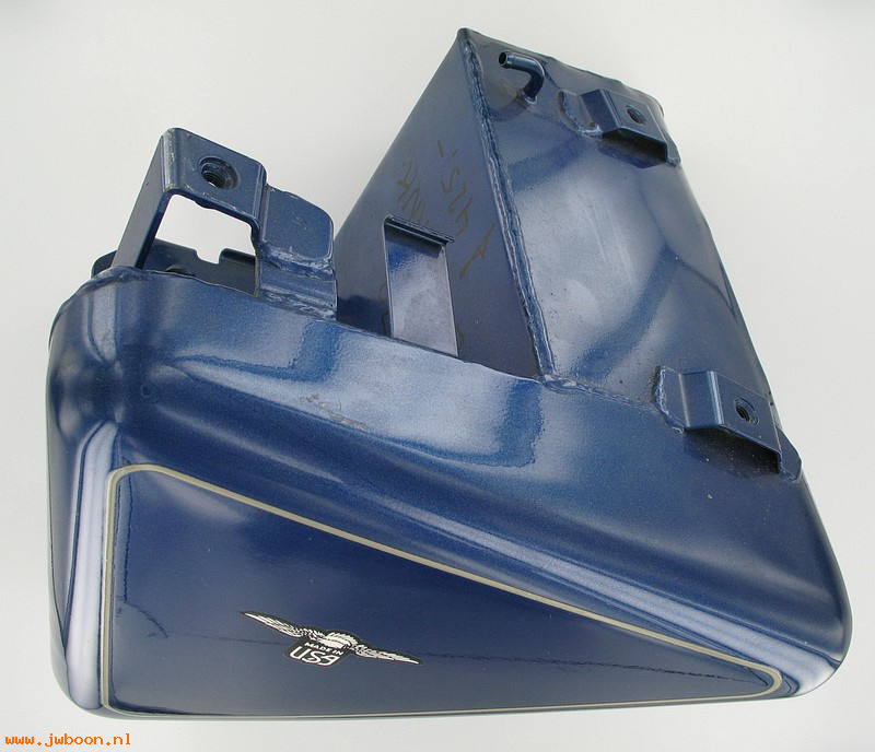  62450-79EN (62450-79EN 62449-79): Oil tank - concord blue - NOS - Ironhead Sportster XL's 1979