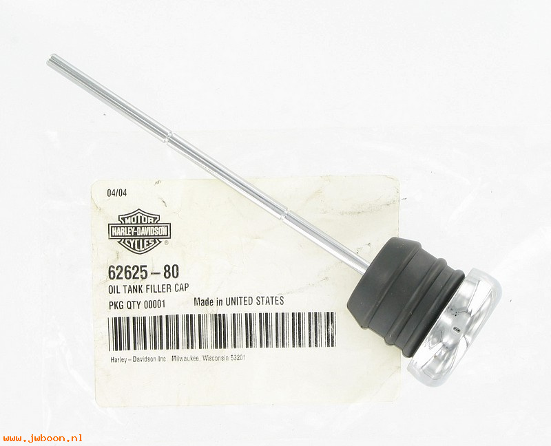   62625-80 (62625-80): Filler cap, with dipstick - NOS - Sportster Ironhead XLS '80-'81