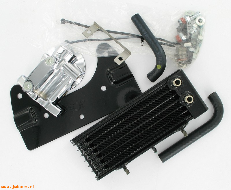   62895-03 (62895-03): Oil cooler kit - chrome mount - NOS - Touring. Twin Cam