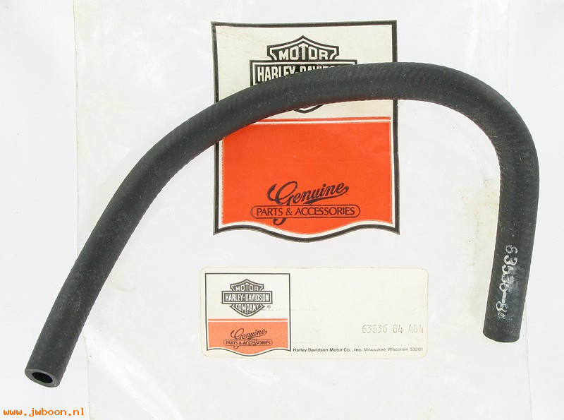   63536-84 (63536-84): Hose, oil pump to oil filter inlet - NOS - FX's late'84-'86