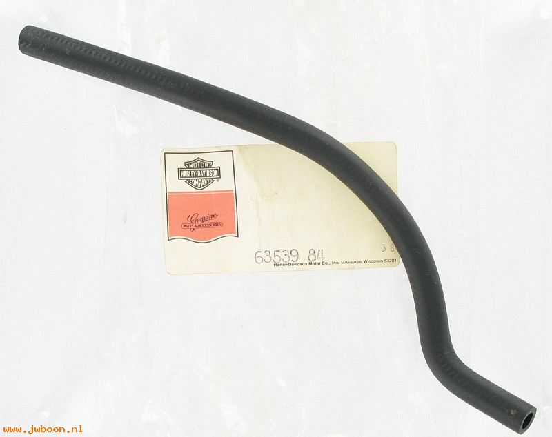   63539-84 (63539-84): Hose, oil pump inlet from oil tank outlet, NOS - FX L'84-'86.