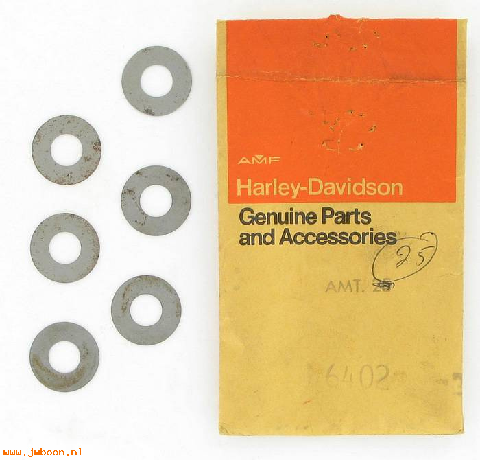       6402 (    6402 / 0227): Washer, 25/64" x 55/64" x 1/32"   oil seal - NOS - Big Twin 41-64