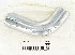   65253-92 (65253-92): Heat shield, left rear - NOS - Softail dual exhaust system