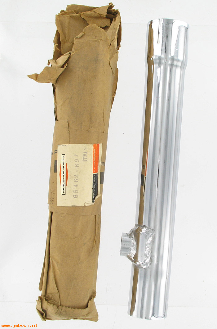   65462-69P (65462-69P): Exhaust pipe - right - NOS - Aermacchi Sprint SS '69-'72, AMF H-D