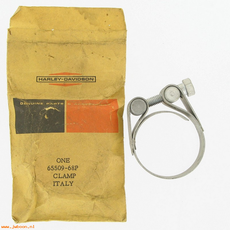   65509-68P (65509-68P): Clamp, exhaust pipe - NOS - Rapido, ML 125 '68-early'69