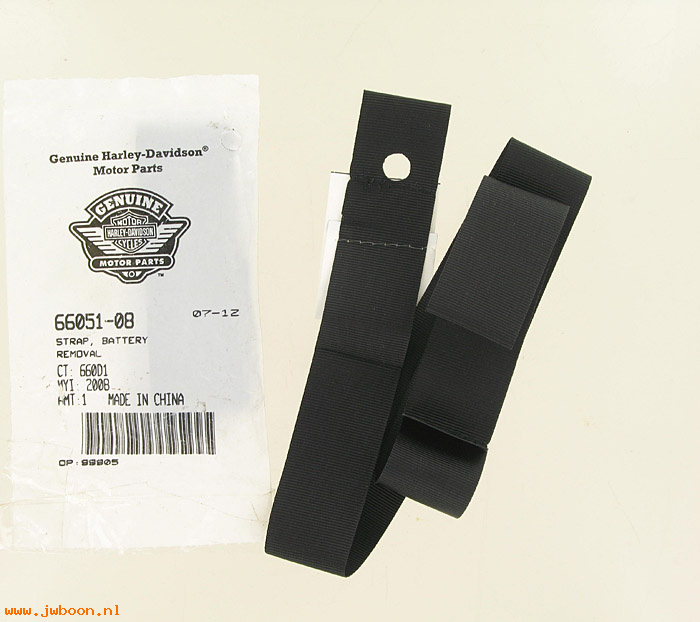   66051-08 (66051-08): Strap - battery removal - NOS