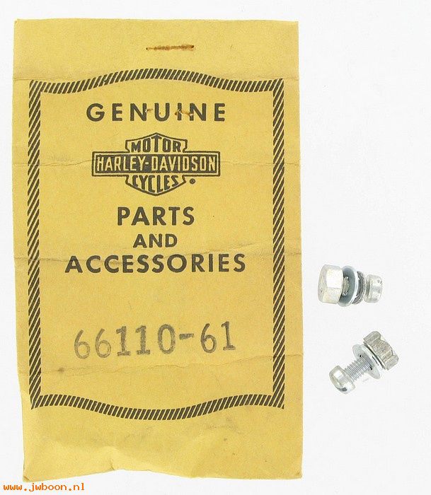   66110-61 (66110-61): Terminal screw kit - battery - NOS - Aermacchi Sprint C '61-'62