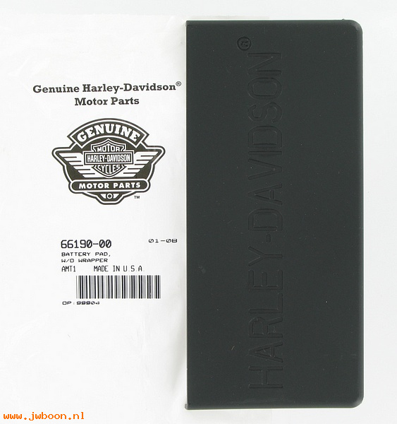   66190-00 (66190-00): Battery pad, without wrapper - NOS - FXD, Dyna '00-'05