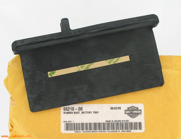   66210-00 (66210-00): Rubber boot - battery tray - NOS