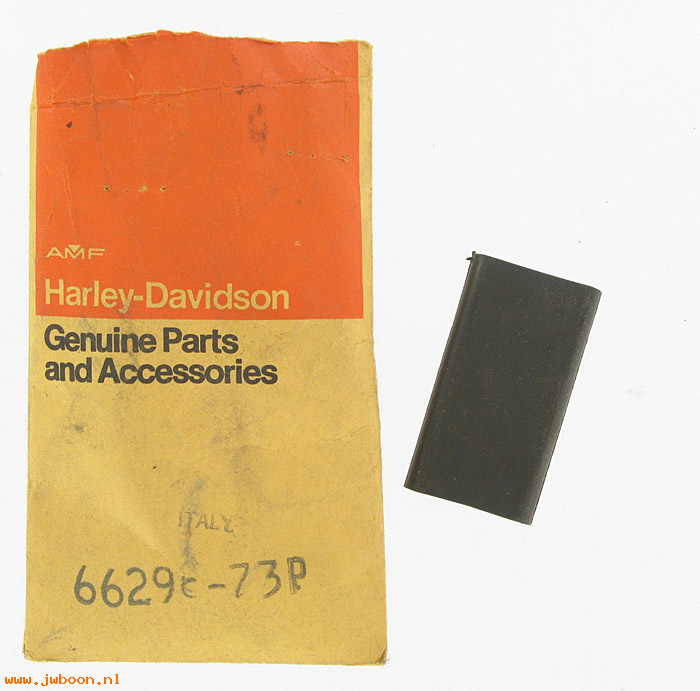   66296-73P (66296-73P): Battery pad - support - NOS - Z-90 '73-'75.  SX, TX 125 '73-'75