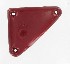   66338-97 (66338-97 / 66325-82): Ignition module side cover - victory red sun-glo - NOS - XL 82-03