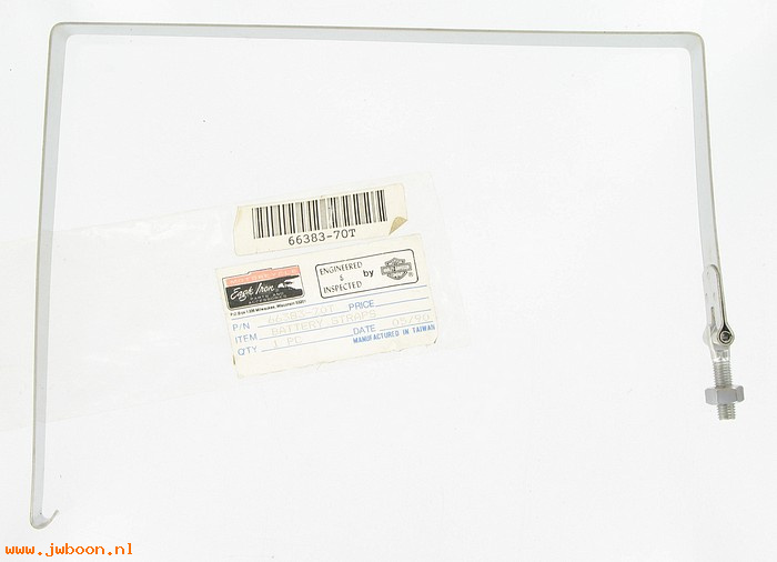   66383-70T (66383-70): Battery strap   "Eagle Iron" - NOS - FL, FLH 70-84, Electra Glide