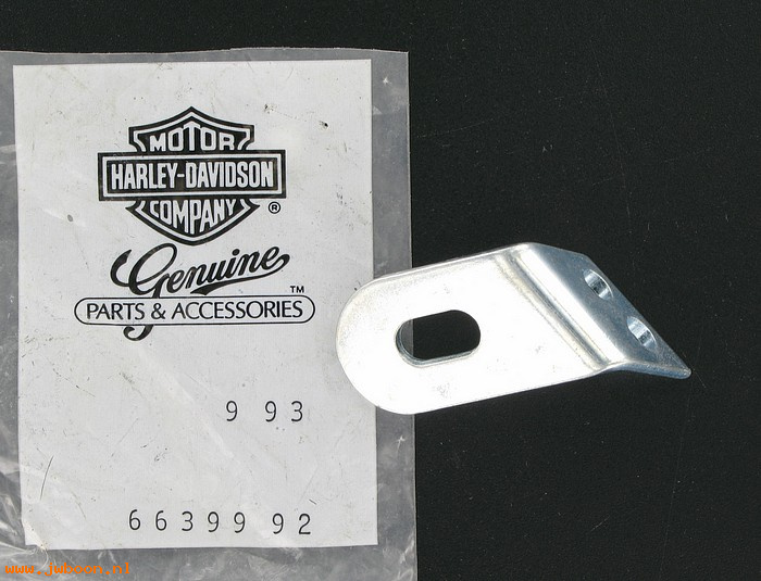   66399-92 (66399-92): Mounting bracket - NOS - Softail, FXST '87-    FXDWG '91-