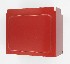   66408-98ML (66408-98ML): Battery side cover - patriot red pearl - NOS - FXD, Dyna '97-'05