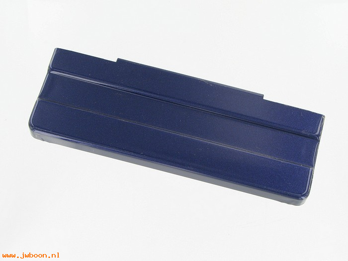   66411-99ZA (66411-99ZA): Battery top cover - cobalt blue - NOS - Sportster XL '97-'03