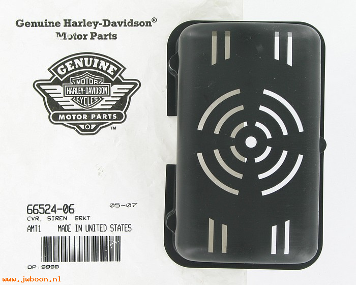   66524-06 (66524-06): Cover - security siren - NOS - Sportster XL's