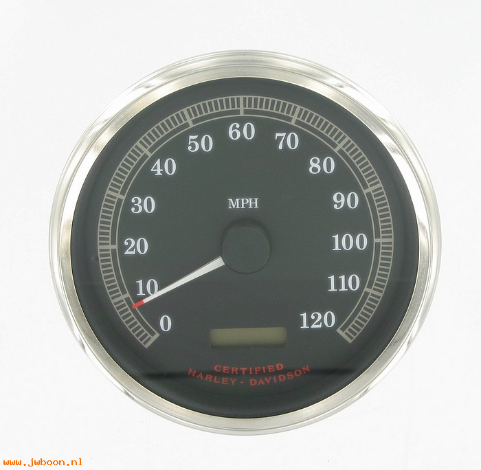   67027-99 (67027-99): Speedometer 5"  mph   domestic - NOS - Softail 1999