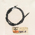   67038-84 (67038-84): Speedometer cable - NOS - FXWG, FXST Softail, FXR/S