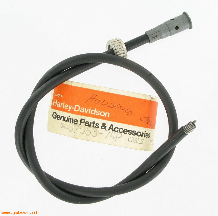   67053-74P (67053-74P): Drive cable assy. - NOS - Aermacchi, Z-90 '74-'75, AMF H-D