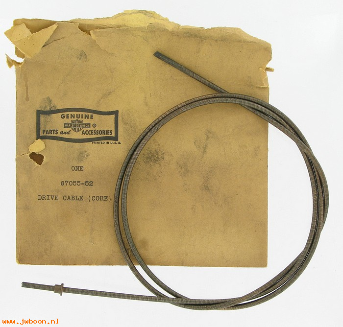  67055-52 (67055-52): Speedometer inner cable - NOS - K-model '52-'53.  KH '54-'55