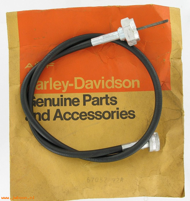   67057-72A (67057-72A): Cable, speedometer - NOS - Snowmobile '72-'75, AMF H-D