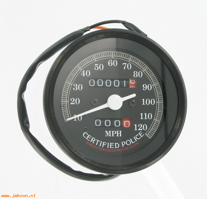   67059-85A (67059-85A): Speedometer - miles - police - NOS - Police Low Rider, FXRP 85-90