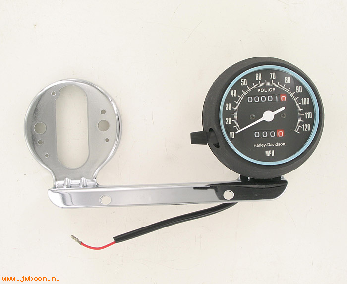   67074-84 (67074-84 / 67081-84): Speedometer&bracket, 120 mph "Police" calibrated - NOS - FX 73-85