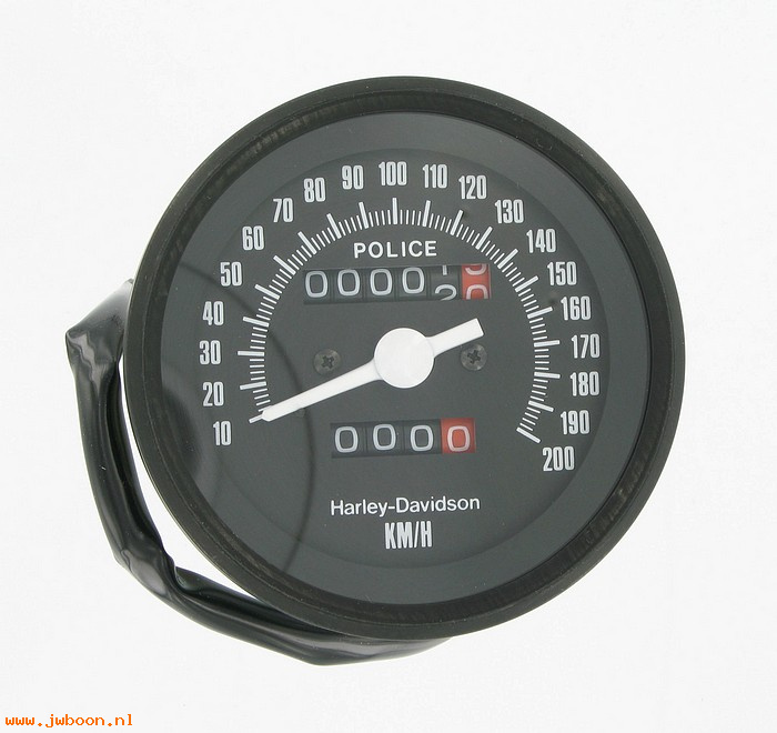   67082-85 (67082-85): Speedometer - kilometer - police - NOS - Police, FXRP '85-