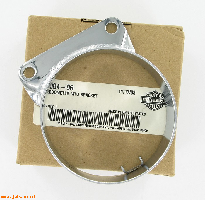   67084-96 (67084-96): Mounting bracket - speedometer - NOS - XL883/1200 Custom 96-03