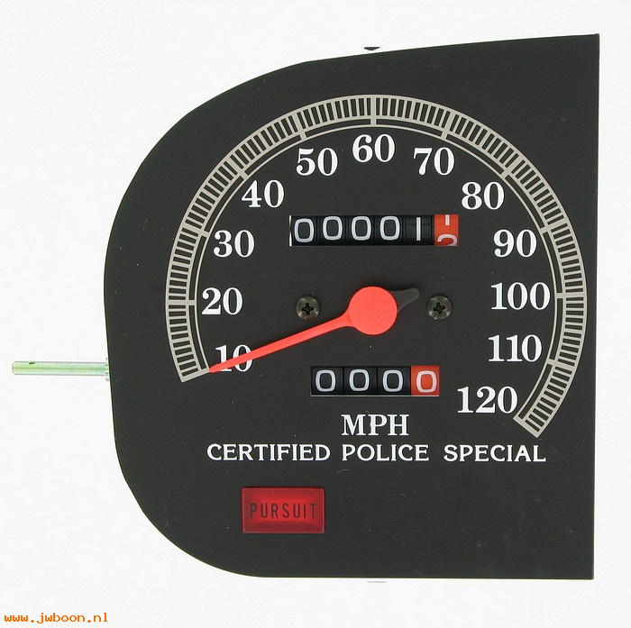   67218-86C (67218-86C): Speedometer - miles - NOS - FLHTP '86-'95, Electra Glide Police