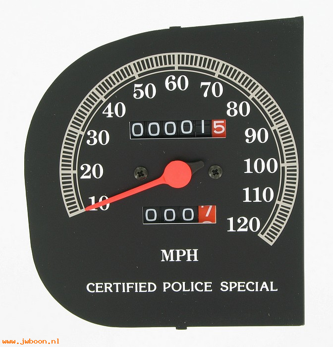   67232-82B (67232-82B): Speedometer - miles - NOS - FLHTP late'84-'90, Police