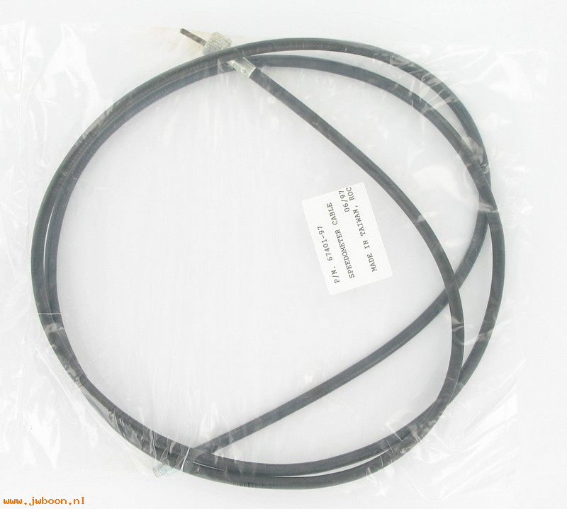   67401-97 (67401-97): Speedometer drive cable - NOS - Softail, with 67400-97