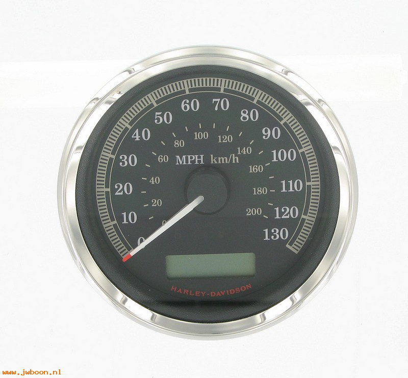   67415-08 (67415-08): 4" Speedometer - dual scale - NOS - Sportster XL 1200L '08-